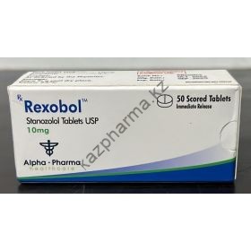 Rexobol (Станозолол, Винстрол) Alpha Pharma 50 таблеток (1таб 10 мг)