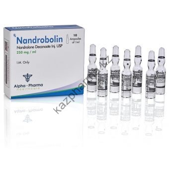 Nandrobolin (Дека, Нандролон деканоат) Alpha Pharma 10 ампул по 1мл (1амп 250 мг) - Астана