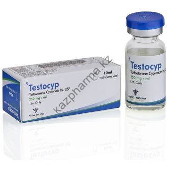 TestoCyp (Тестостерон ципионат) Alpha Pharma балон 10 мл (250 мг/1 мл) - Астана