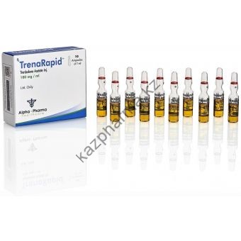 Тренболон ацетат Alpha Pharma (TrenaRapid) 10 ампул по 1мл (1амп 100 мг) - Астана