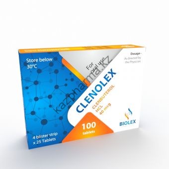 Кленбутерол Biolex 100 таблеток ( 1таб/40 мкг) - Астана
