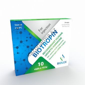 Гормон роста Biolex Biotropin 10 флаконов по 10 ед (100 ед) - Астана