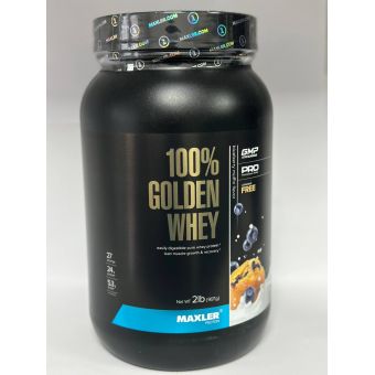 Протеин Maxler 100% Golden Whey 2 Ibs 908 грамм (27 порц) Астана