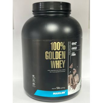 Протеин Maxler 100% Golden Whey 5 Ibs 2270 грамм (68 порц) Астана