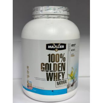 Протеин Maxler 100% Golden Whey Natural 5 lbs 2270 грамм (64 порц) Астана