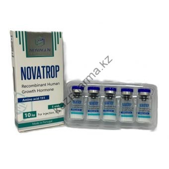 Гормон роста Novatrop Novagen 5 флаконов по 10 ед (50 ед) - Астана