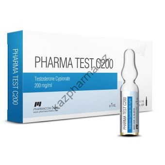 Тестостерон ципионат Фармаком (PHARMATEST C200) 10 ампул по 1мл (1амп 200 мг) - Астана